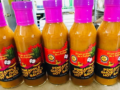 Pineapple Ghost Chile Hot Sauce 12 oz.