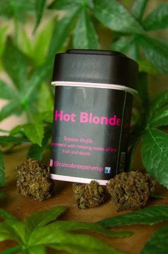 3.5g Hot Blonde CBD Flower, 18%