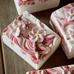 Cherry Blossom handmade soaps.