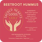 Sacred Hearts Beetroot Hummus